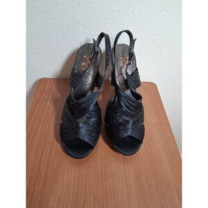 Jelly Pop High Heels Black Women's Size 8M